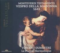 Testamento. Vespro della Madonna 1643